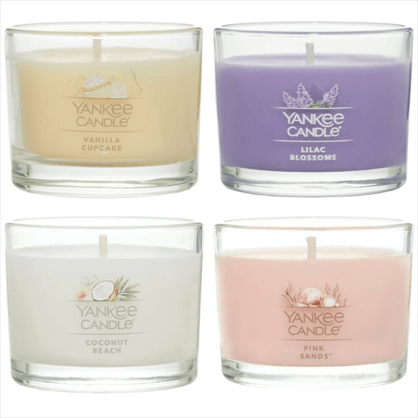 Yankee Candle Sweet Serenity Signature Votive Mini Candles Variety Pack, 1.3 oz Each (Pack of 4) EasyOptionXY LLC