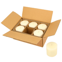 Stonebriar Unscented 3" x 3" 1-Wick Ivory Pillar Candles, 6 Pack EasyOptionXY LLC