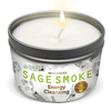 MAGNIFICENT 101 Pure White Sage Smoke Smudge Candle Natural Soy Wax Tin Candle 6oz EasyOptionXY LLC