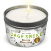 MAGNIFICENT 101 Pure White Sage Smoke Smudge Candle Natural Soy Wax Tin Candle 6oz EasyOptionXY LLC
