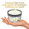 MAGNIFICENT 101 Pure White Sage Smoke Smudge Candle Natural Soy Wax Tin Candle 6oz EasyOptionXY LLC