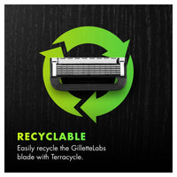 Gillette Labs Men's Razor Blade Refills with Exfoliating Bar; 4 Refills EasyOptionXY LLC