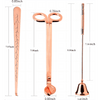 Noneea 3 in 1 Candle Accessory Set - Candle Wick Trimmer, Candle Snuffer, Wick Dipper, Candle Care Kit with Gift Packaging ( Rose Gold) EasyOptionXY LLC