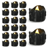 Halloween Decoration Candle Light 12-Pack ,Black Tears Candle Tea Light EasyOptionXY LLC