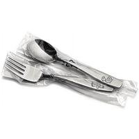 9 Piece Stainless Steel Kids Cutlery, Child and Toddler Safe Flatware, Kids Silverware, Kids Utensil Set Includes 3 Knives, 3 Forks, 3 Spoons, Total of 3 Place Settings, Ideal for Home and Preschools EasyOptionXY LLC