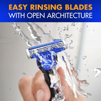 Gillette Sensor3 Refillable Razor for Men; 1 Razor Handle; 4 Razor Blade Refills EasyOptionXY LLC