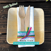 Disposable Wooden Cutlery Utensils Set ??¨¬ (Pack of 150) 30 7.8-inch Plates 30 Forks 30 Knives 30 Spoons 30 Small Spoons Eco-Friendly Silverware Compostable Flatware Biodegradable Better T EasyOptionXY LLC