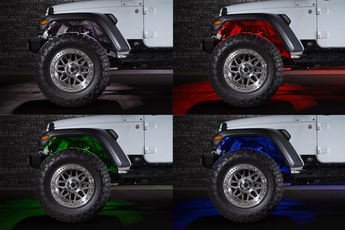 Morimoto Rock Light Kit: Color Changing RBG (8 PC)