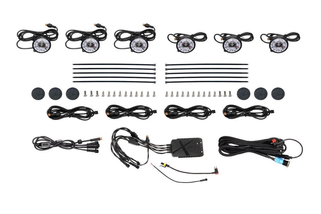Morimoto Rock Light Kit: Color Changing RBG (6 PC)