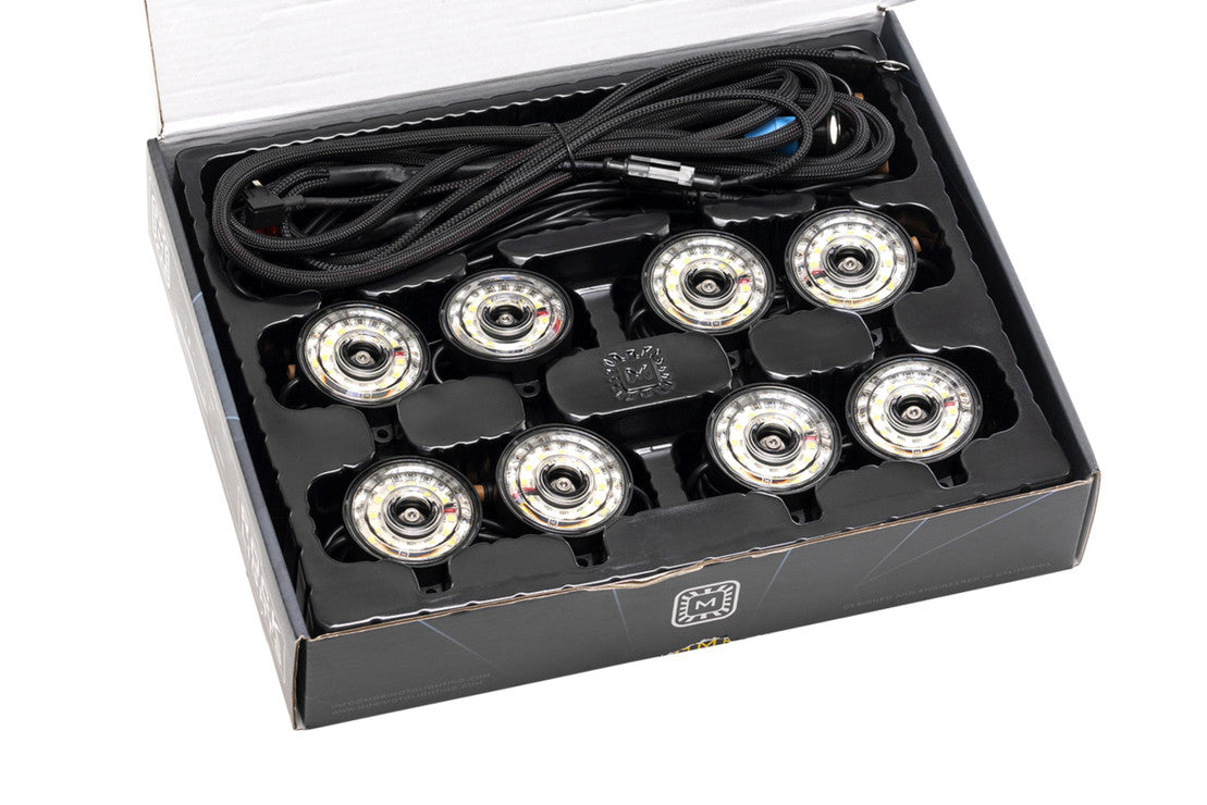 Morimoto Rock Light Kit: White (8 PC)