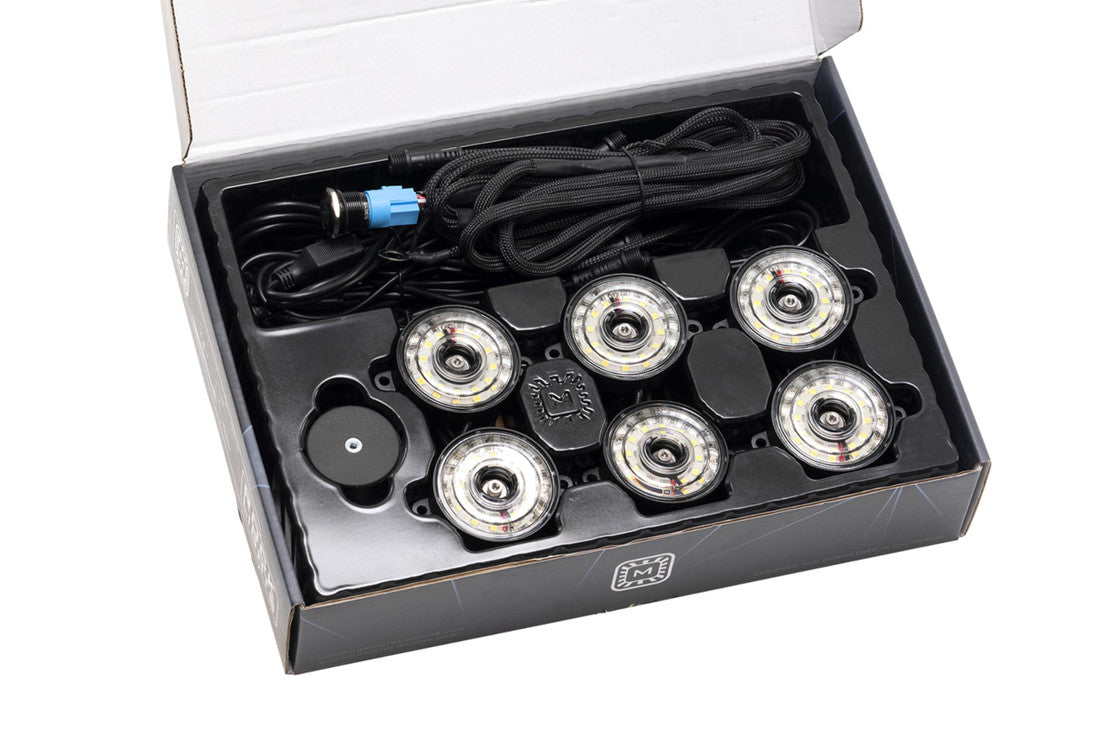 Morimoto Rock Light Kit: White (6 PC)