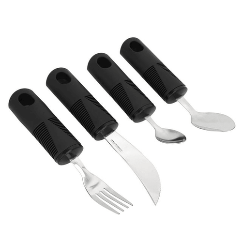 Weighted Utensils, Weighted Design Parkinsons Utensils 4 Pieces For EasyOptionXY LLC