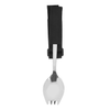 Eating Aids Cutlery, Adaptive Spoon Weighted Handle Stainless Steel Prevent Slip Easy Grip Drop Resistant With Strap For Elderly For EasyOptionXY LLC