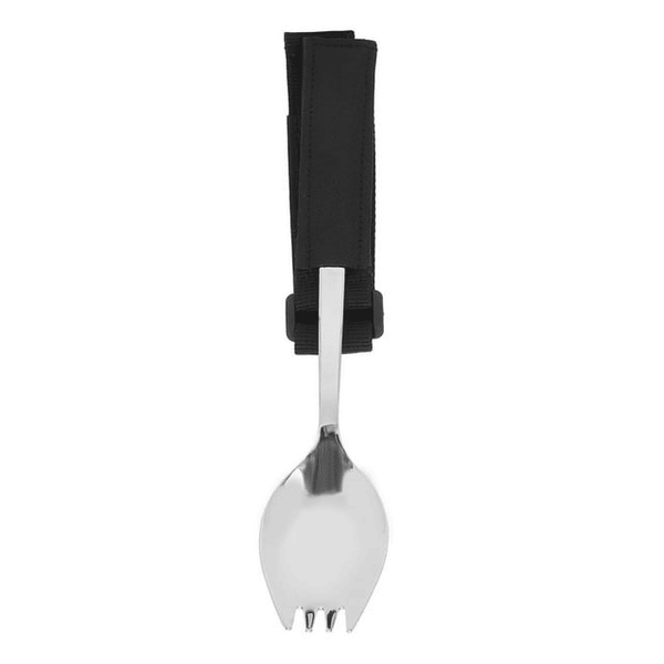 Eating Aids Cutlery, Adaptive Spoon Weighted Handle Stainless Steel Prevent Slip Easy Grip Drop Resistant With Strap For Elderly For EasyOptionXY LLC
