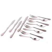 Knork Lite Stainless Steel, 12 Piece Set (custom service for 4), Matte brushed finish EasyOptionXY LLC