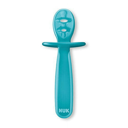 NUK Pretensil Dipper Spoon and Fork, 2 Pack, 6+ Months EasyOptionXY LLC