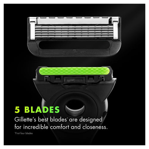 Gillette Labs with Exfoliating Bar Men's Razor; 1 Handle; 1 Blade Refill; Premium Stand EasyOptionXY LLC