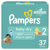 Pampers Baby-Dry Diapers Size 2, 37 Count EasyOptionXY LLC