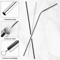 FLONOZZ Reusable Utensils Set With Case, 8 Pcs Stainless Steel Cutlery Set For Lunch Boxes School Picnic,Silver EasyOptionXY LLC