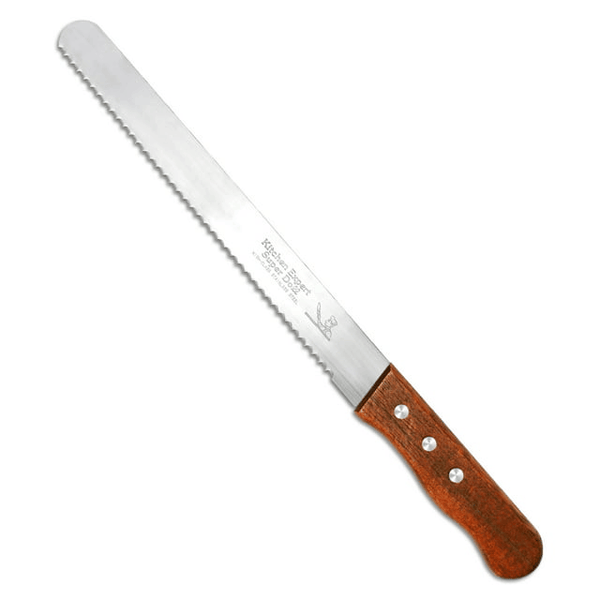 Swtroom 10 inch Bread Knife Serrated Knife Sharp Wavy Edge Bread Cutter Stainless Steel for Slicing Homemade Bread Bagels Cake EasyOptionXY LLC