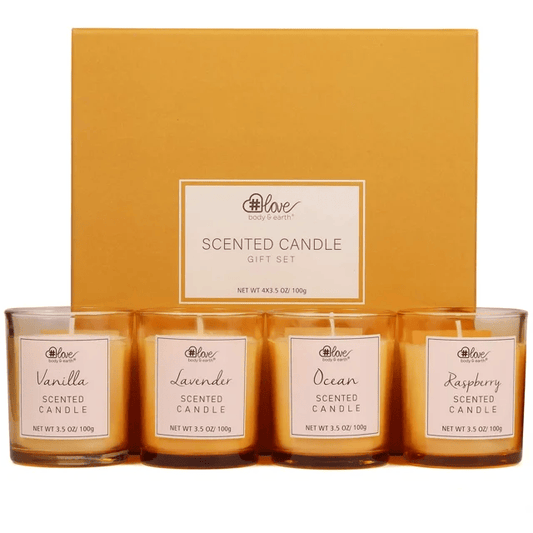 Be Love Home Scented Candles Christmas Gift Set, Natural Soy Wax for Women Meditation, Bath, Yoga EasyOptionXY LLC