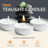 PAMI Premium Tealight Candles Unscented Paraffin Small Candles in Bulk, 100-Pack EasyOptionXY LLC
