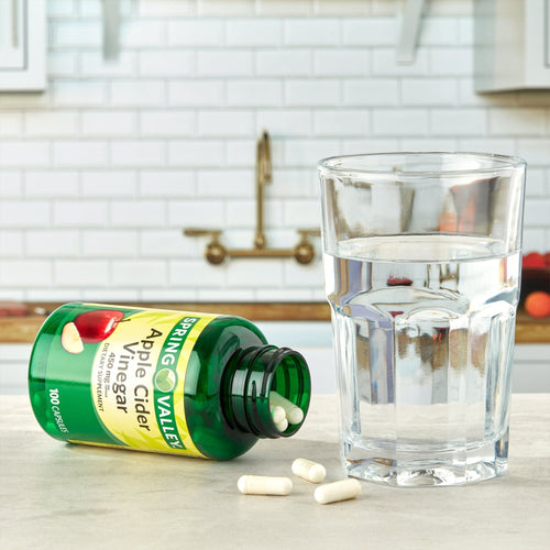 Spring Valley Apple Cider Vinegar Capsules; 450mg; 100 Count EasyOptionXY LLC