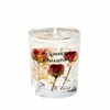 MEHOOM Crystal Cup Dried Flower Jelly Candle, Rose & Freesia Scent, 13 oz, Soy Wax Fragrance, Mother's Day Gift EasyOptionXY LLC