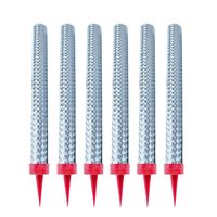 Silver Sparkling Party Candles, 6Pack for Birthday Christmas Party Wedding Anniversary Prom Cake Decorations EasyOptionXY LLC