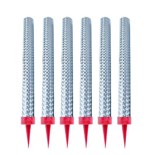 Silver Sparkling Party Candles, 6Pack for Birthday Christmas Party Wedding Anniversary Prom Cake Decorations EasyOptionXY LLC