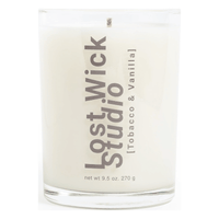 Lost Wick Studio - Tobacco & Vanilla, Premium Scented Candle with Organic Coconut Wax, 9.5Oz EasyOptionXY LLC