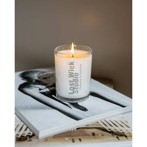 Lost Wick Studio - Tobacco & Vanilla, Premium Scented Candle with Organic Coconut Wax, 9.5Oz EasyOptionXY LLC