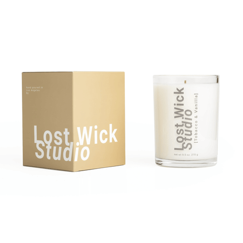 Lost Wick Studio - Tobacco & Vanilla, Premium Scented Candle with Organic Coconut Wax, 9.5Oz EasyOptionXY LLC
