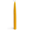 100% Pure Beeswax Taper Candles with Dipped Look - 12 Hours Each, 12 Pack, 144 Hours - USA Bees Wax - Handmade - Unscented - A ll N atural Light Honey Scent EasyOptionXY LLC