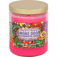Smoke Odor Exterminator 13oz Jar Candle, T rippy Hippie, 13 oz, EasyOptionXY LLC