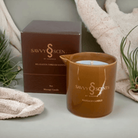 Savvy Scents by Sherrie Body Massage Candle, Pinyon, Patchouli, 8 ounces EasyOptionXY LLC