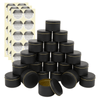24 Pack Candle Tins 8 oz with Lids and Labels for Candle Making (Black) EasyOptionXY LLC