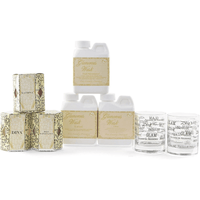 Tyler Glamorous Gift Set with 3 Glamorous Wash, 3 Votive Candles, and 2 Votive Glasses, Bundle with a Lumintrail Stain Remover Pen EasyOptionXY LLC