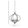 DecMode 6 Holder Black Metal Hanging Candelabra EasyOptionXY LLC