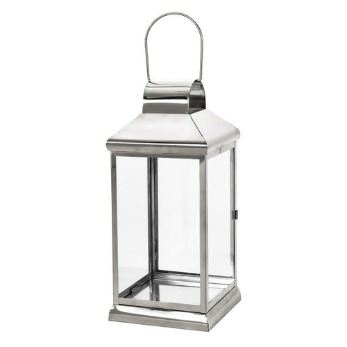 Hobbs Stainless Steel 16" Lantern, Silver EasyOptionXY LLC