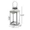 Hobbs Stainless Steel 16" Lantern, Silver EasyOptionXY LLC
