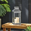 Hobbs Stainless Steel 16" Lantern, Silver EasyOptionXY LLC