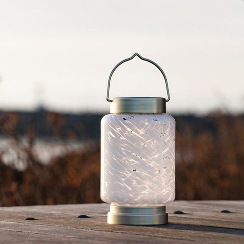 Allsop Home Garden 32408 Cylinder Boater's Glass Solar Lantern EasyOptionXY LLC