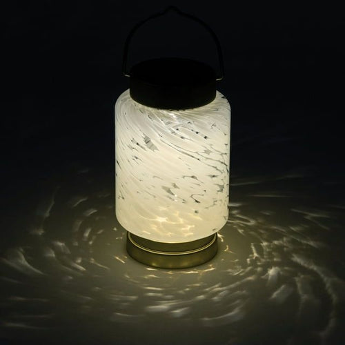 Allsop Home Garden 32408 Cylinder Boater's Glass Solar Lantern EasyOptionXY LLC