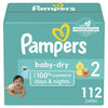 Pampers Baby-Dry Diapers Size 2, 112 Count EasyOptionXY LLC