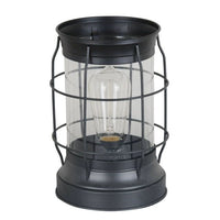 Better Homes & Gardens Modern Bronze Metal & Glass Edison Lantern 9"H, LED Bulb Included EasyOptionXY LLC