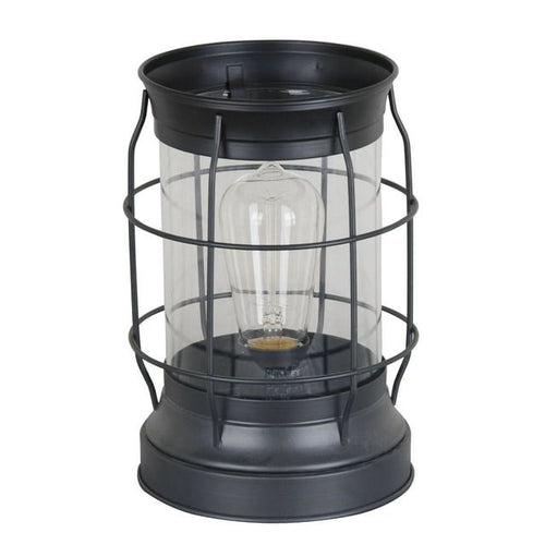 Better Homes & Gardens Modern Bronze Metal & Glass Edison Lantern 9"H, LED Bulb Included EasyOptionXY LLC
