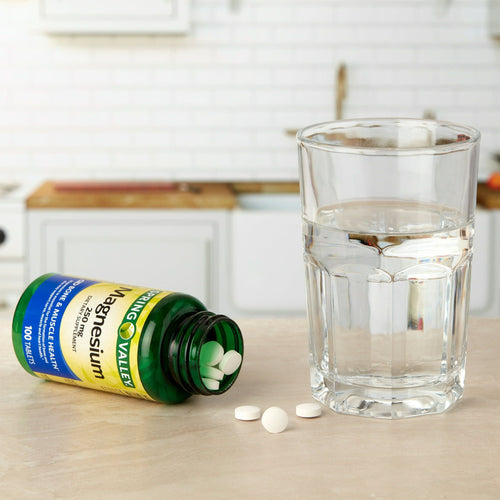 Spring Valley Magnesium Tablets Dietary Supplement; 250 mg; 100 Count EasyOptionXY LLC