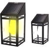 Techko Solar LED Wall Lantern - Amber or White Light EasyOptionXY LLC