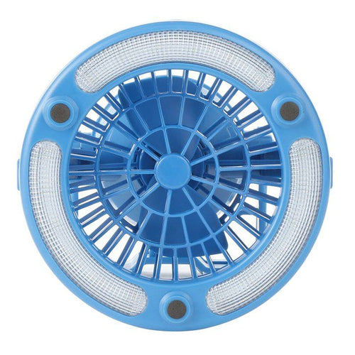 Wakeman 2 in 1 Portable Camping Lantern with Fan, Model #W470048, Blue EasyOptionXY LLC